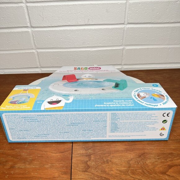 Sago Mini Yeti’s Pool Party Fold and Store Tote Remy RARE BPA & Phthalate-free - Picture 8 of 16